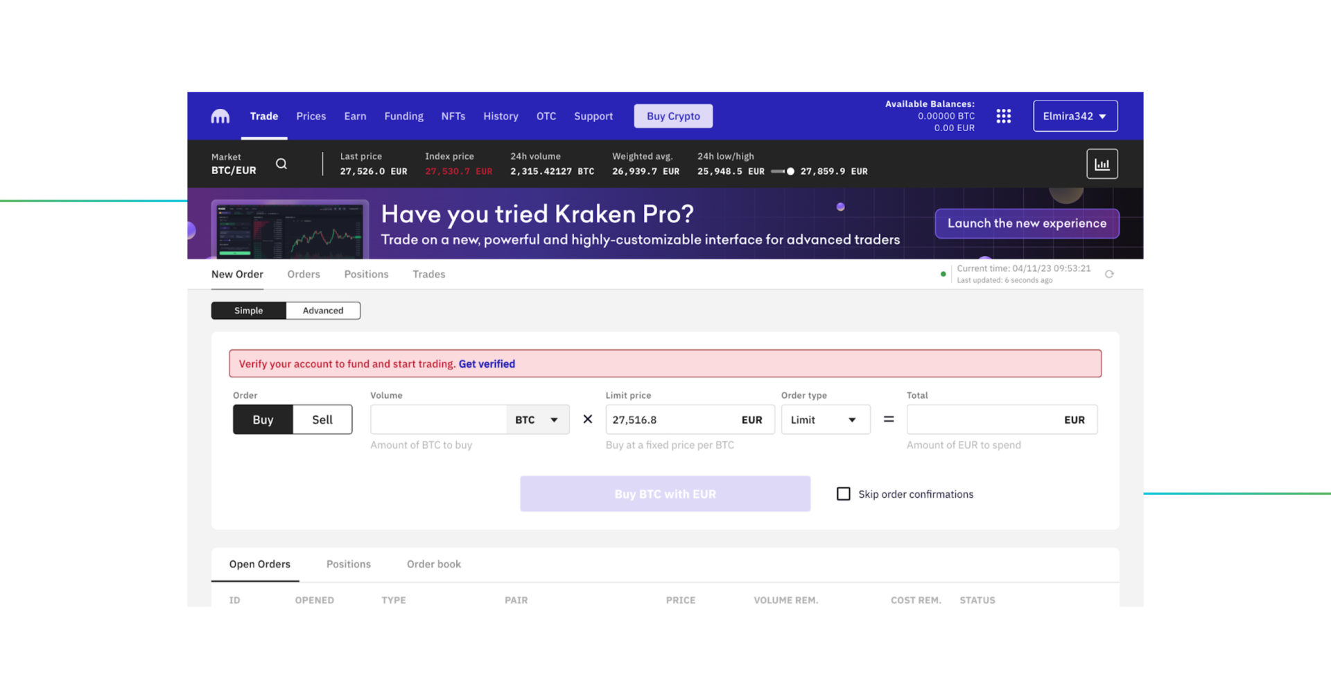 Kraken_simple_interface