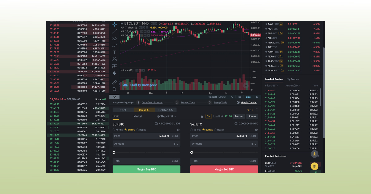 Binance_margin_interface