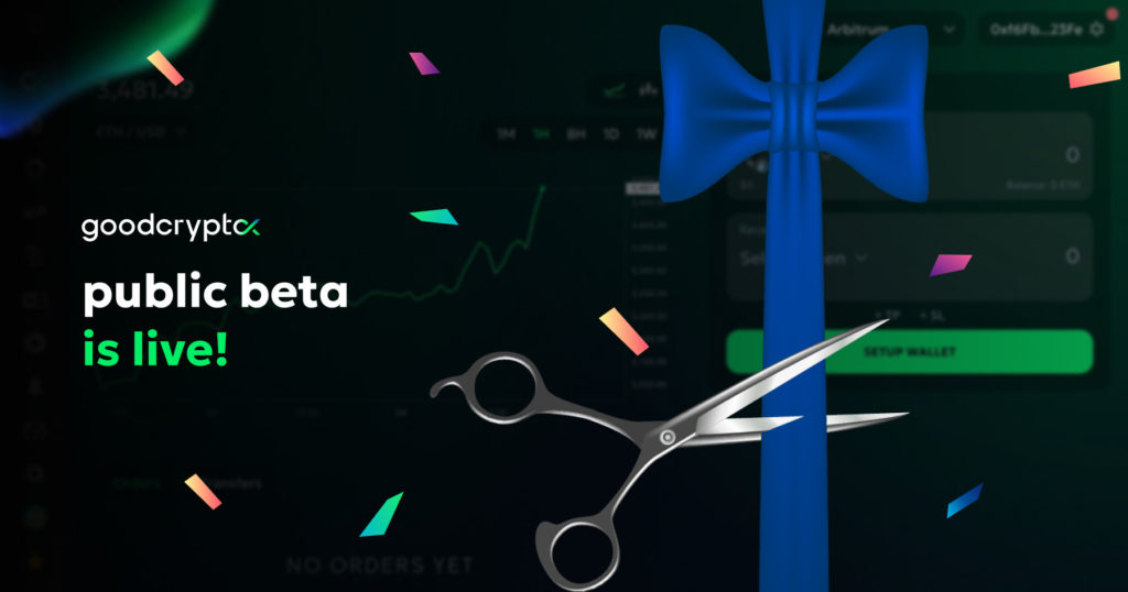 goodcryptoX Public Beta is Live! Unleash the Power of DEX Trading Now!