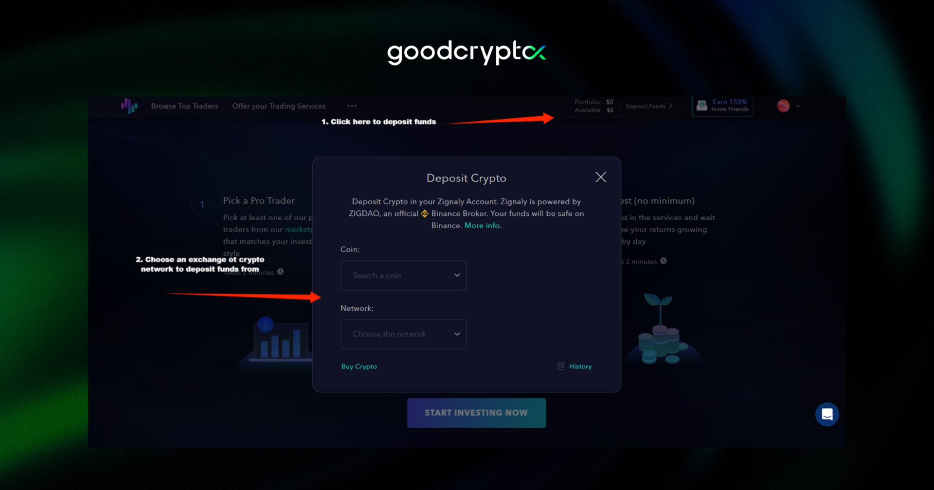 zignaly funding account