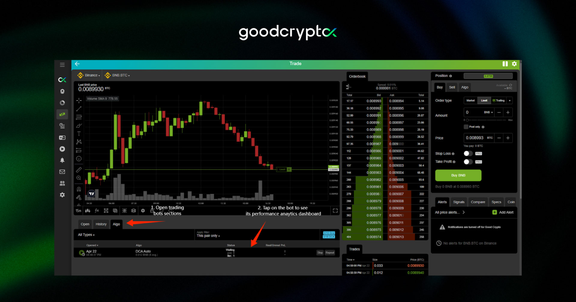 goodcrypto algo review step 1